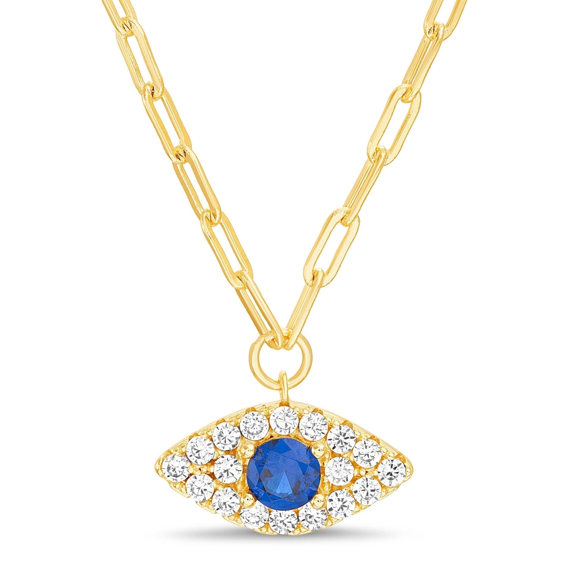 Collar ojo turco cadena clip SOPHIE CROWN