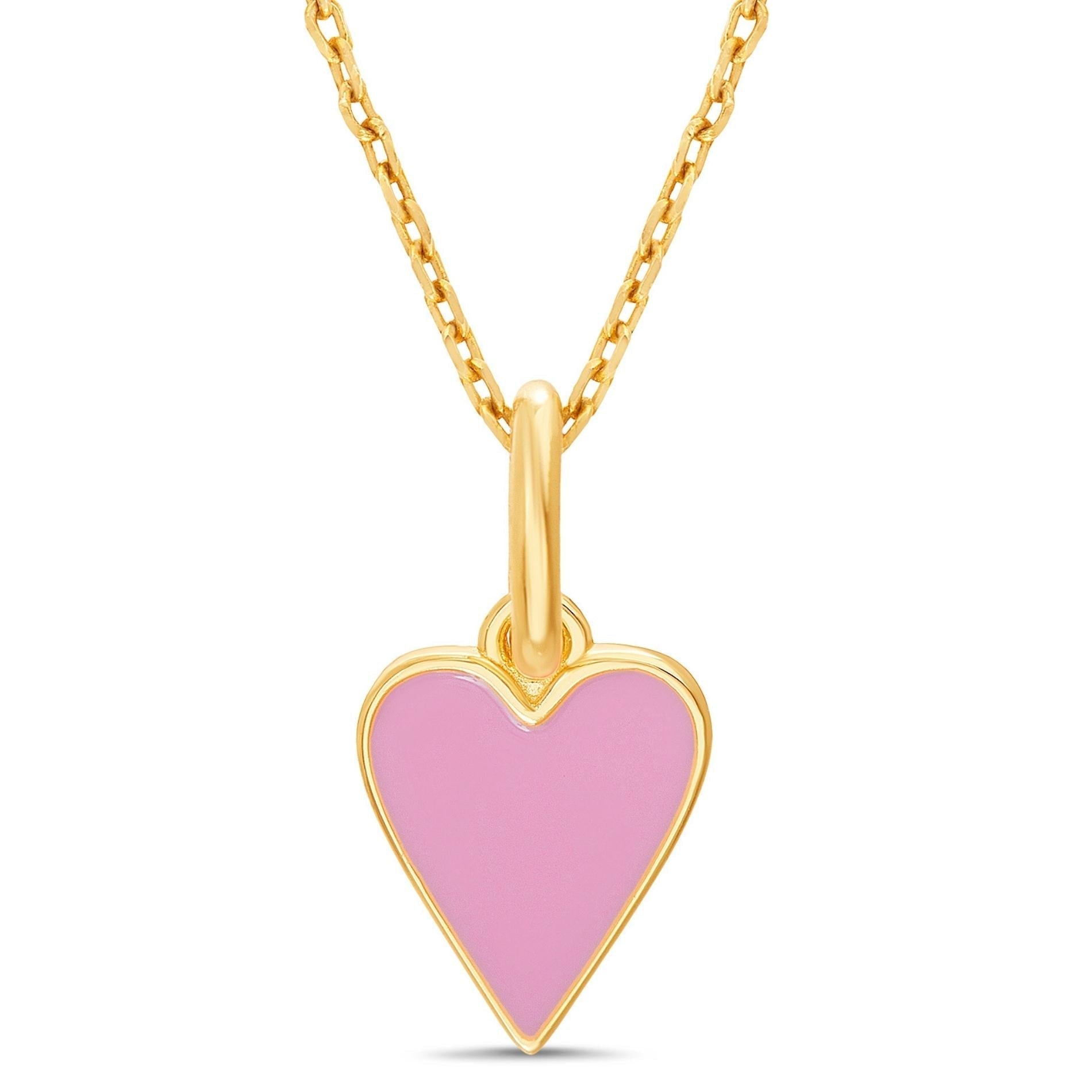 Dije Corazón Rosado SOPHIE CROWN