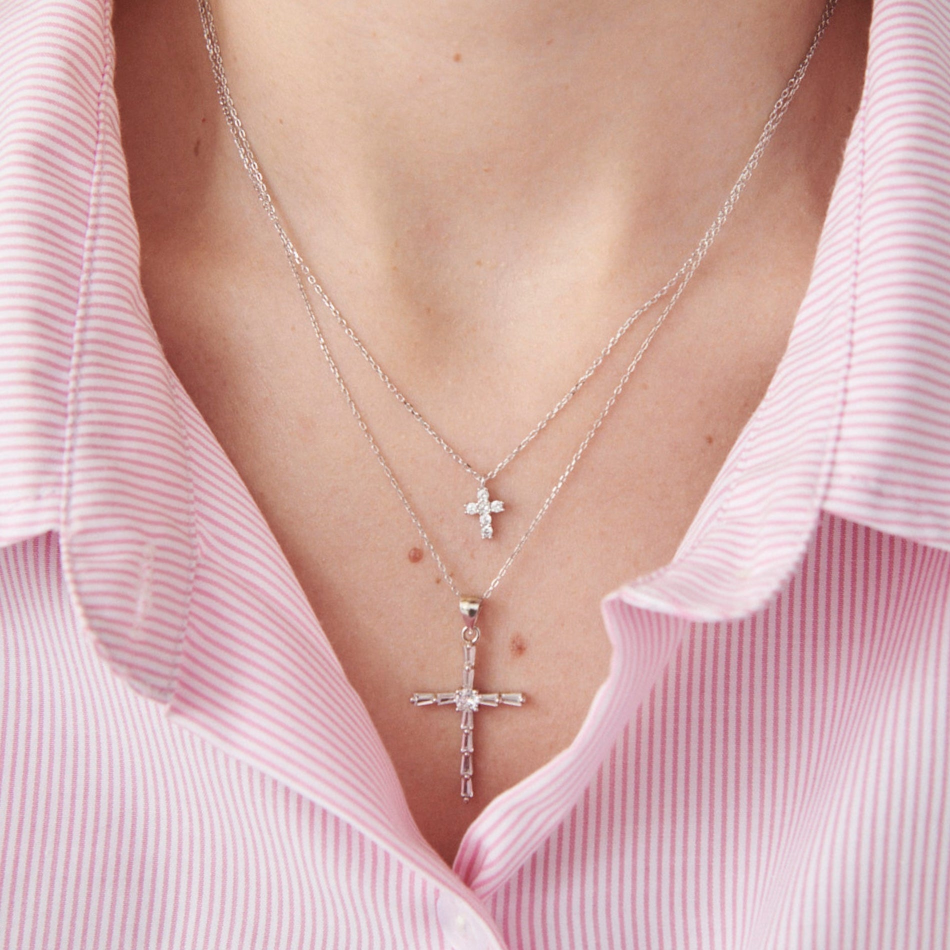 Really rococo pink necklace sale